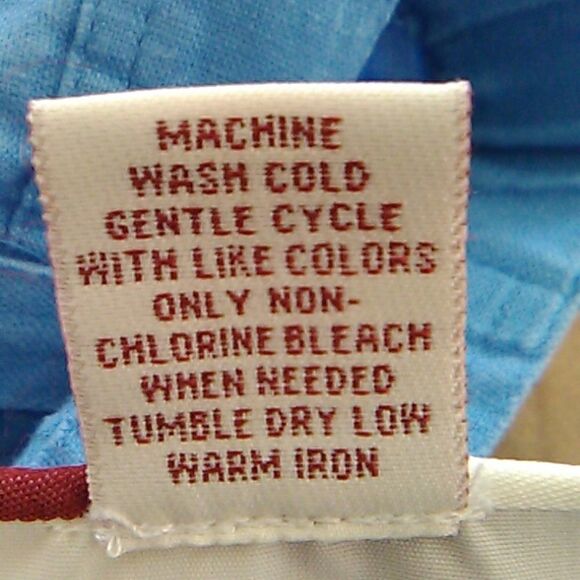 JM Collection Blue Linen Cropped, Wider Leg Pants - Picture 7 of 8